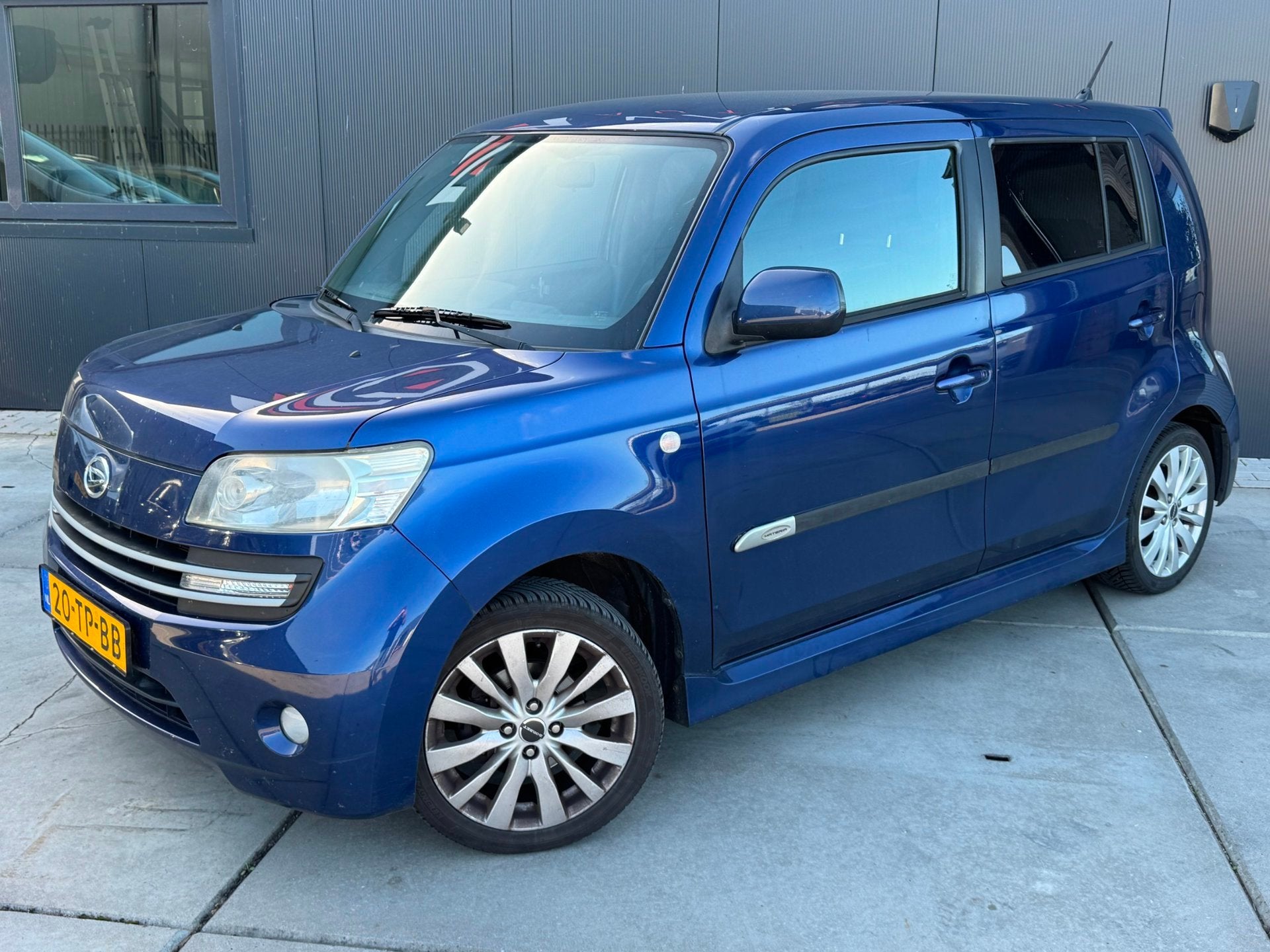 Daihatsu Materia 1.5 Soul 2006 Airco 5 Deurs Trekhaak >>APK, Auto's, Voorwielaandrijving, Stof, Zwart, Blauw