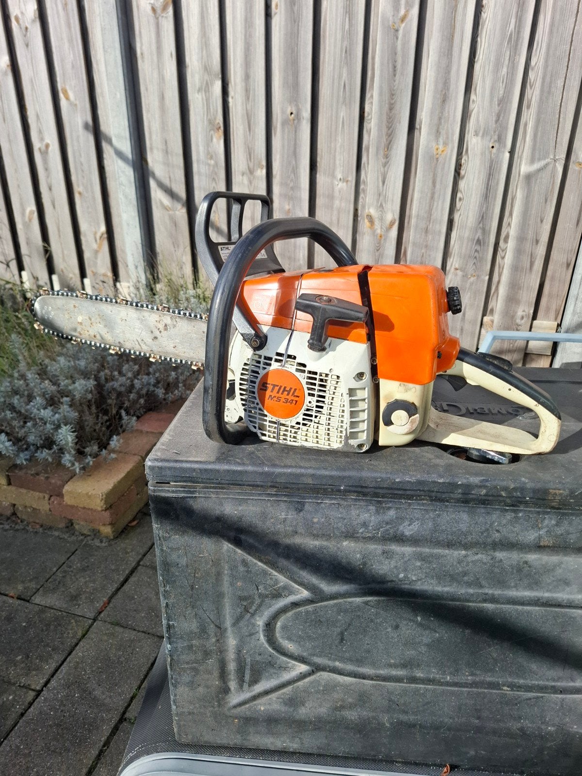 Stihl MS 341 Kettingzaag, Ophalen, Gebruikt, Boomzaag, Stihl