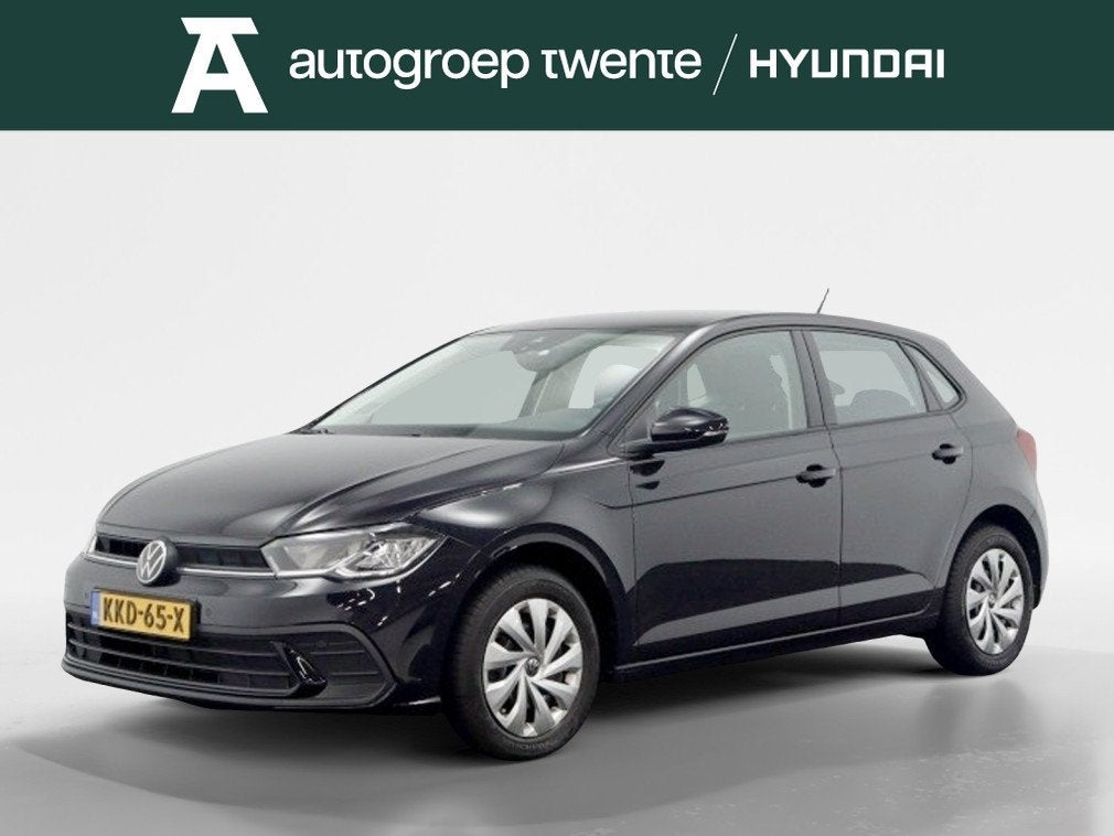 Volkswagen Polo 1.0 MPI | Carplay navigatie | Private lease, Auto's, Volkswagen, Voorwielaandrijving, Stof, Gebruikt, Zwart