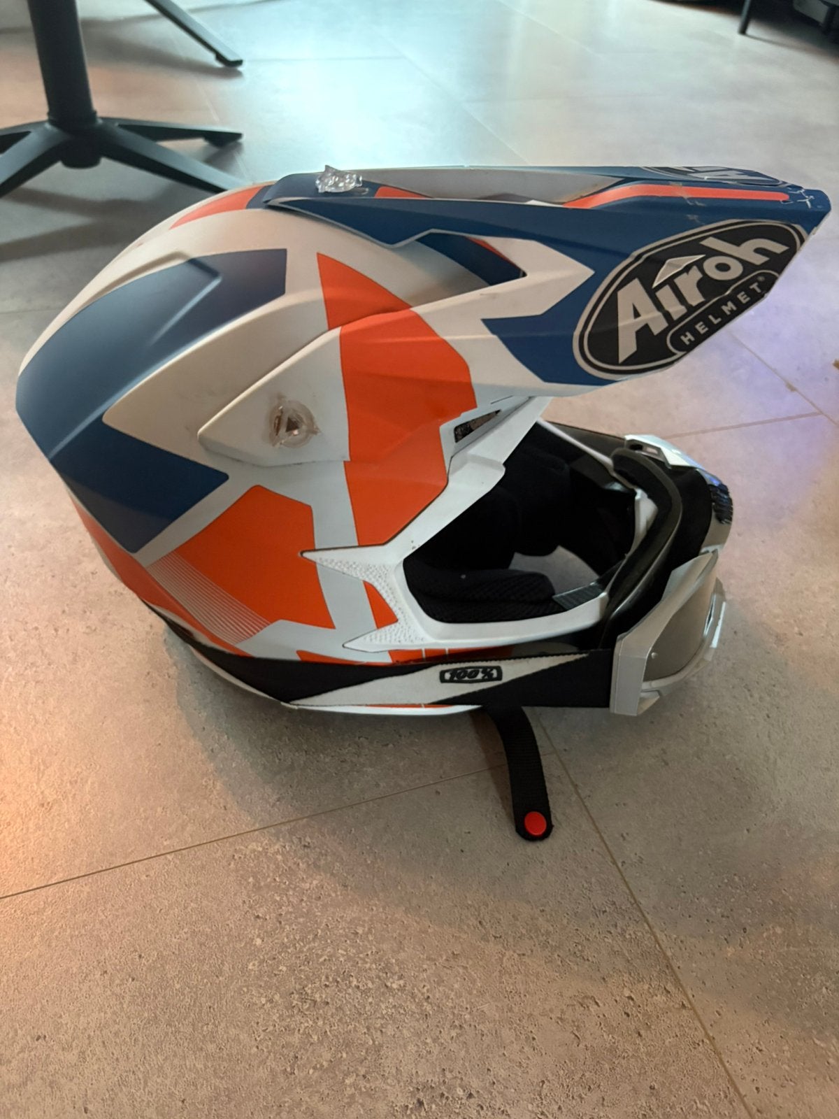 Airoh Wraap Raze motorcross helm, Ophalen, Tweedehands, Offroadhelm, Overige merken