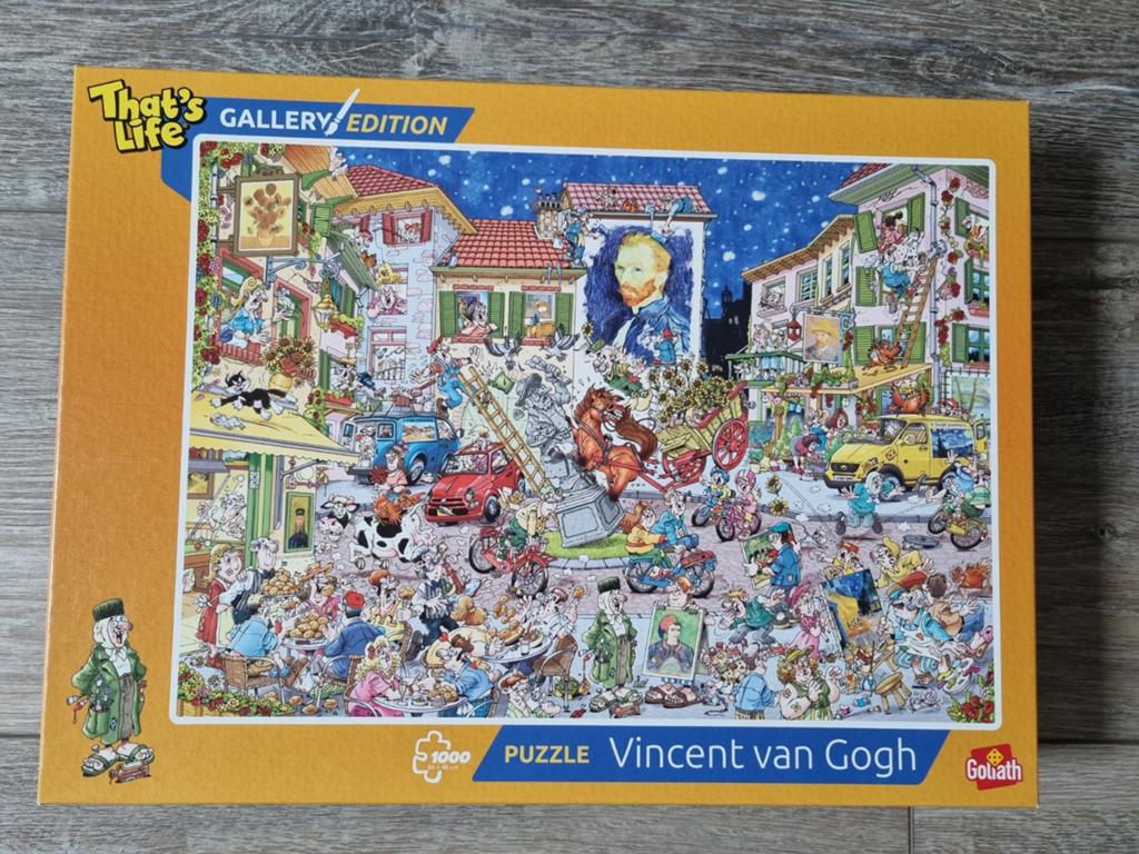 That's Life Gallery Edition Vincent van Gogh Puzzel, Ophalen of Verzenden, 500 t/m 1500 stukjes, Gebruikt, Legpuzzel