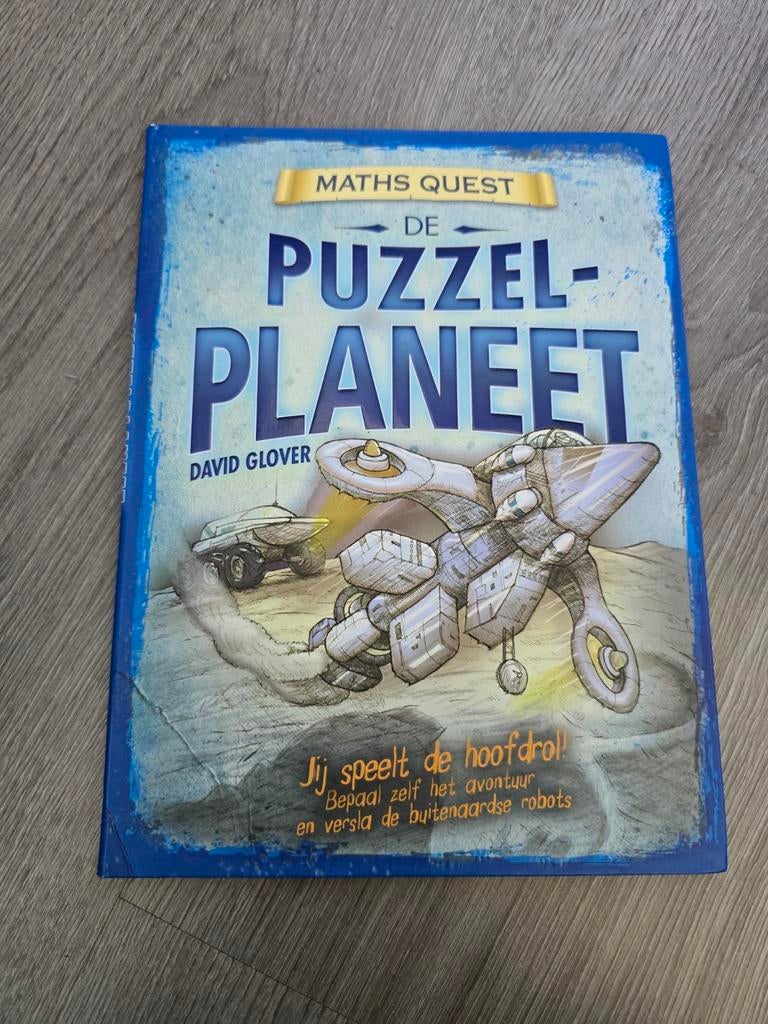 Maths Quest: De Puzzelplaneet - Boek vol raadsels, Boeken, Ophalen of Verzenden, Zo goed als nieuw, David Glover, Non-fictie