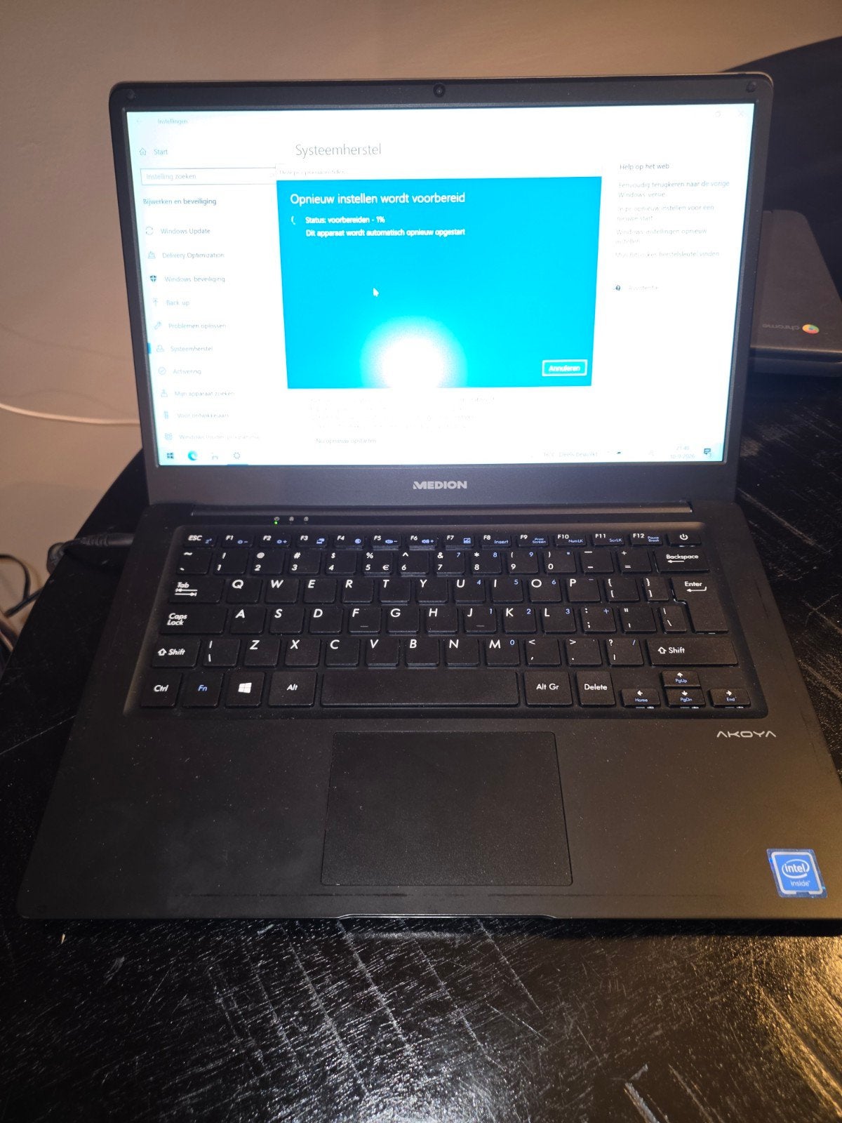 Medion Akoya Laptop - Intel Inside, Computers en Software, Ophalen, Qwerty, 8 GB, Intel
