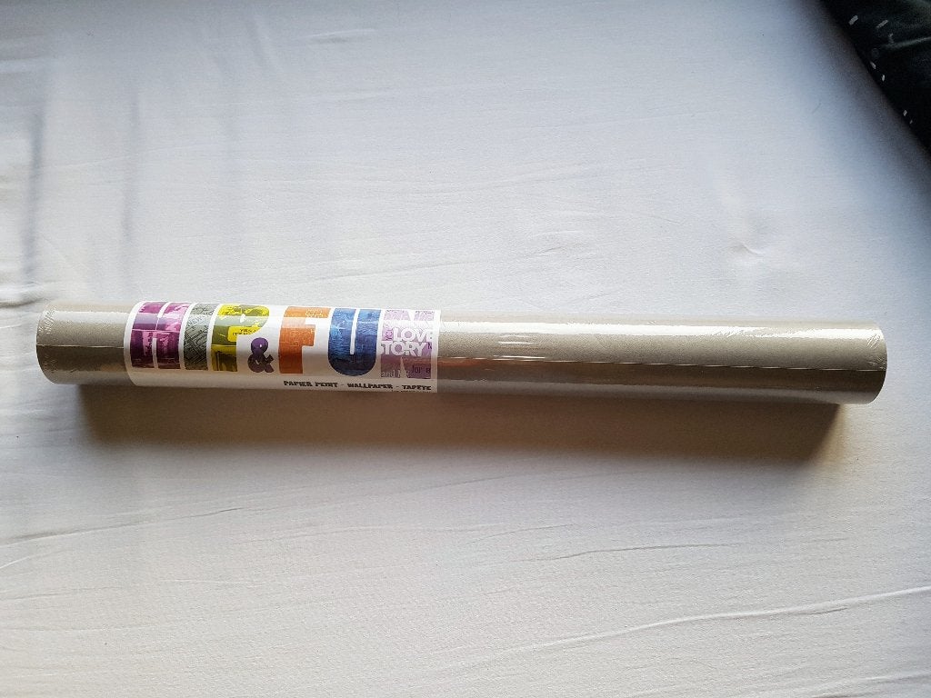Behang, 1 rol, licht grijs, nieuw, Huis en Inrichting, Ophalen, Modern, Grijs, Papierbehang