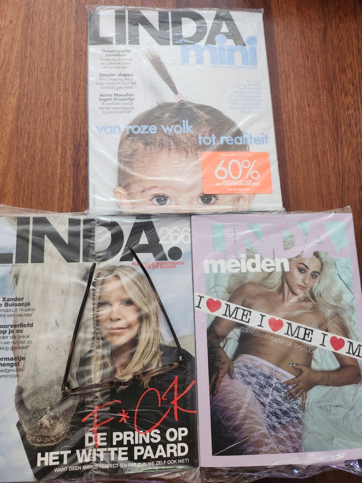 3x tijdschrift Linda 2026: o.a. mini en meiden, Ophalen, Nieuw, Glossy
