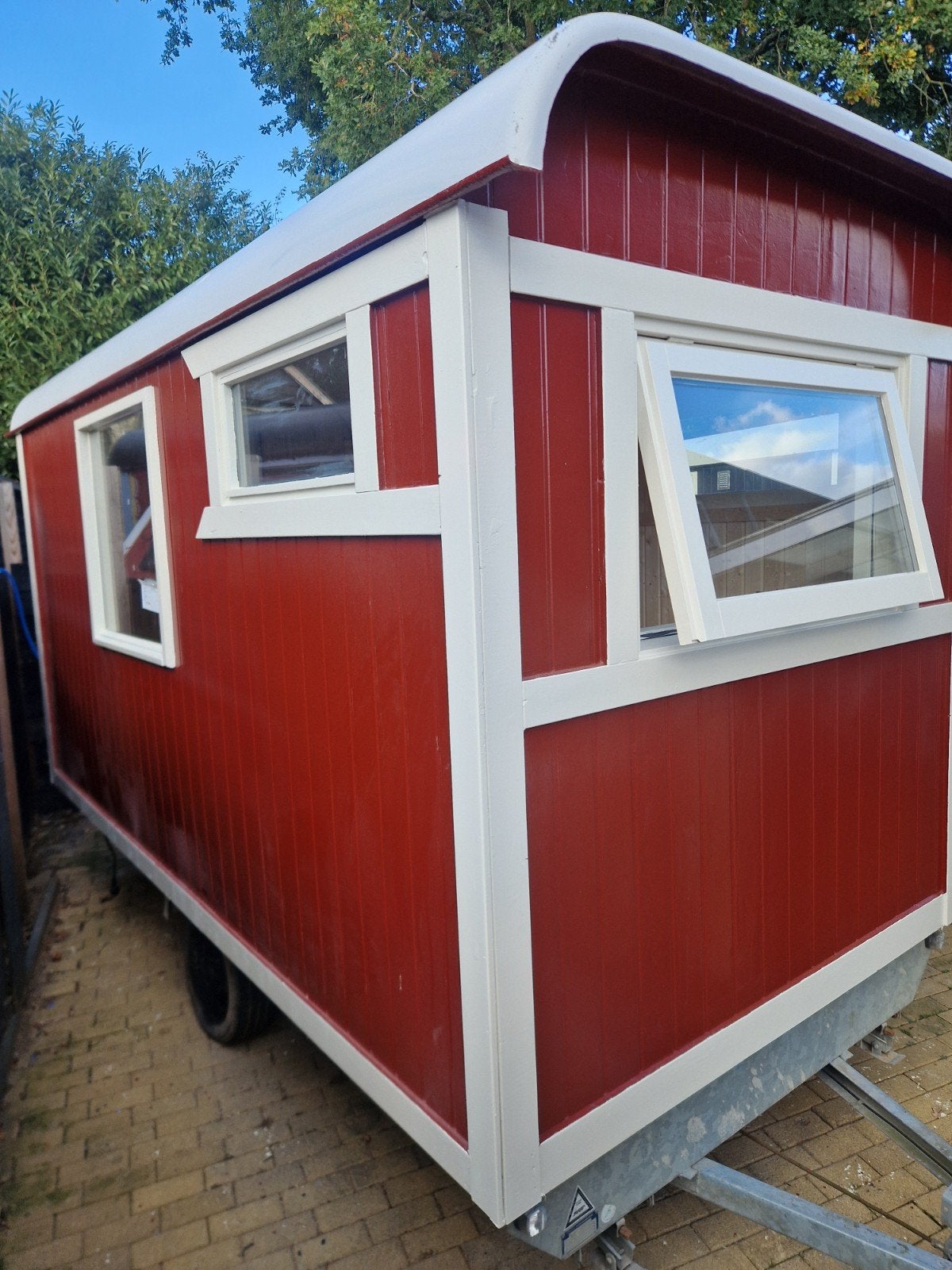 Pipowagen Tiny House Mantelzorg 4x2 Snelverkeer Geïsoleerd, Ophalen of Verzenden, Zo goed als nieuw