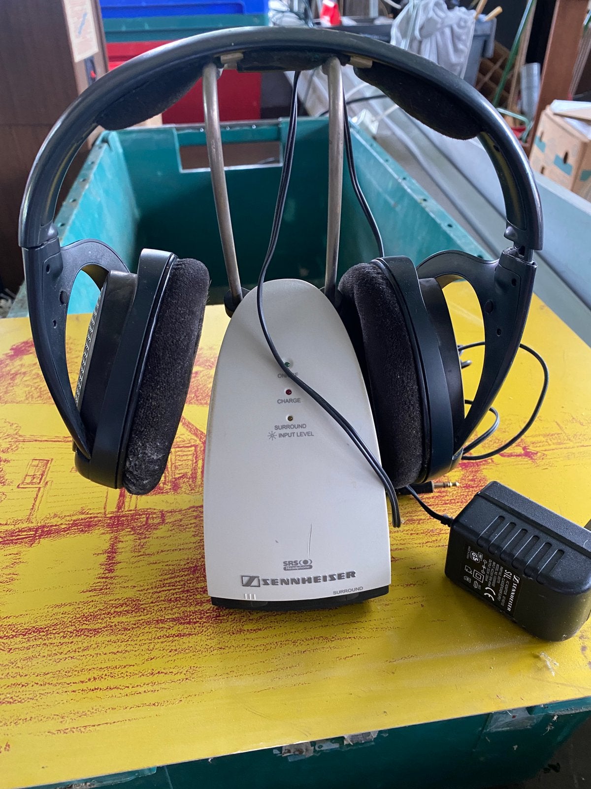 Sennheiser draadloze hoofdtelefoon SR130., Audio, Tv en Foto, Koptelefoons, Ophalen, Gebruikt, Sennheiser