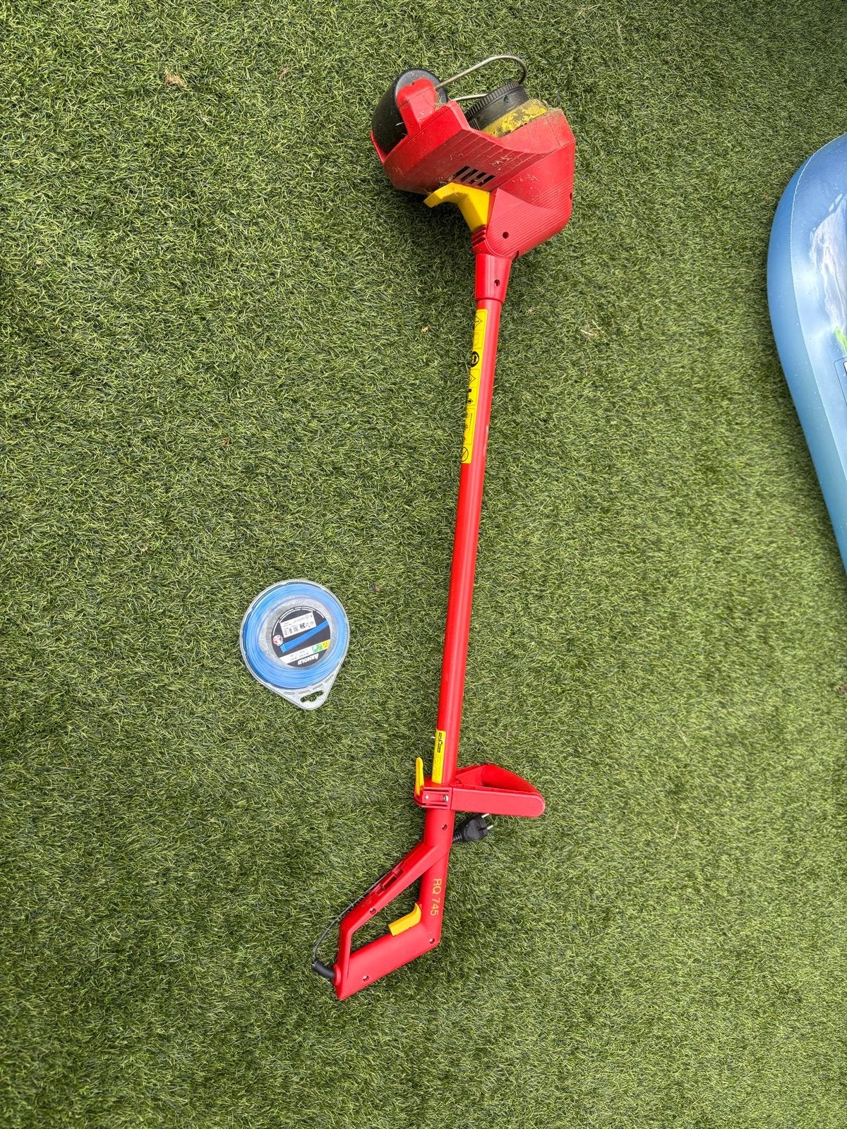 WOLF-Garten GT 845 grastrimmer met draadspoel, Tuin en Terras, Grastrimmers, Ophalen of Verzenden, Gebruikt, 30 tot 50 cm, Elektrisch