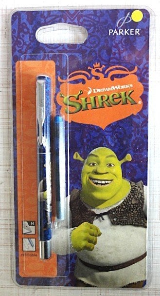 PARKER Vector VULPEN  Shrek Special Edition vulpen 2007., Parker, Nieuw, Ophalen of Verzenden, Met reclame