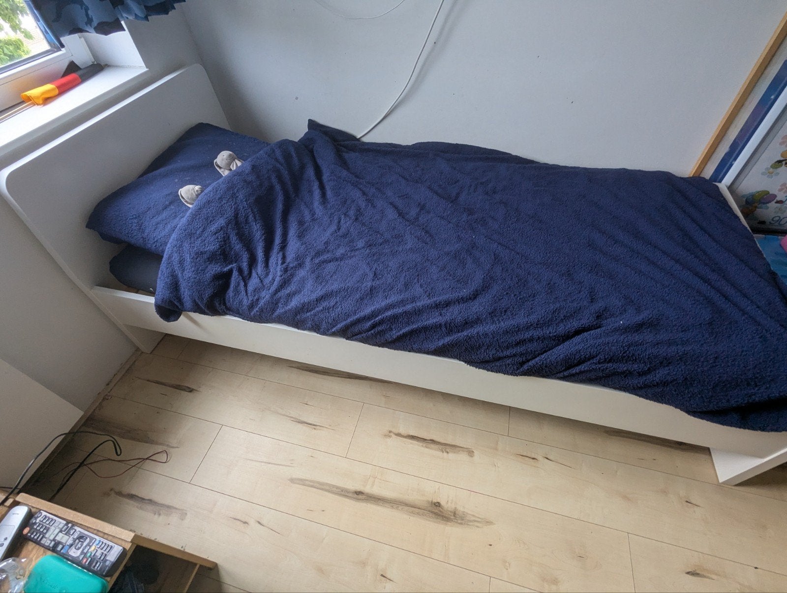 Ikea malm bed 90x200, Huis en Inrichting, Slaapkamer | Bedden, Ophalen, Gebruikt, 90 cm, Eenpersoons