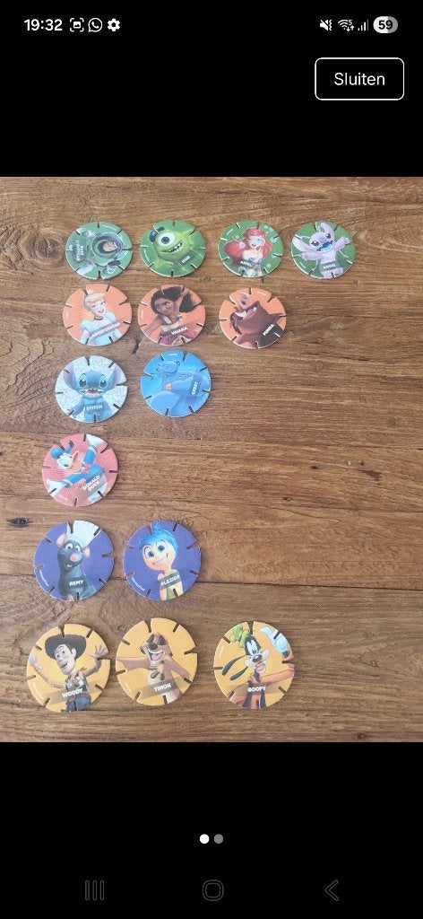 Disney diskey, Albert Heijn, Ophalen