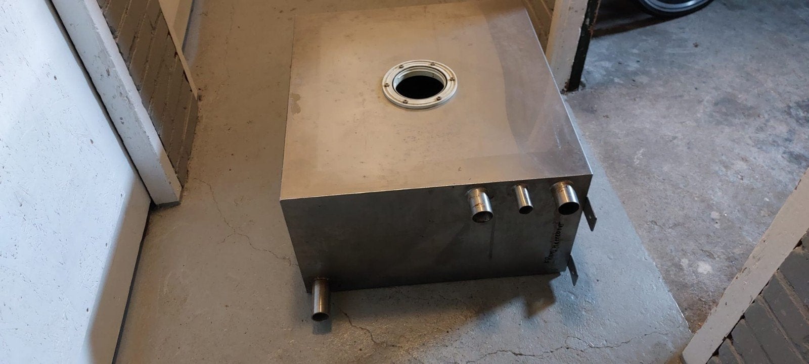 Nieuwe RVS Tank 60x55x35 cm, Ophalen, Gebruikt, Kombuis en Sanitair