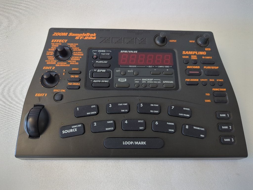 Zoom ST-224 Sampletrak Groovesampler, Muziek en Instrumenten, Valparaisodreef 131, 3563VM Utrecht, NL, Tijdink Sound & Light, Ophalen of Verzenden