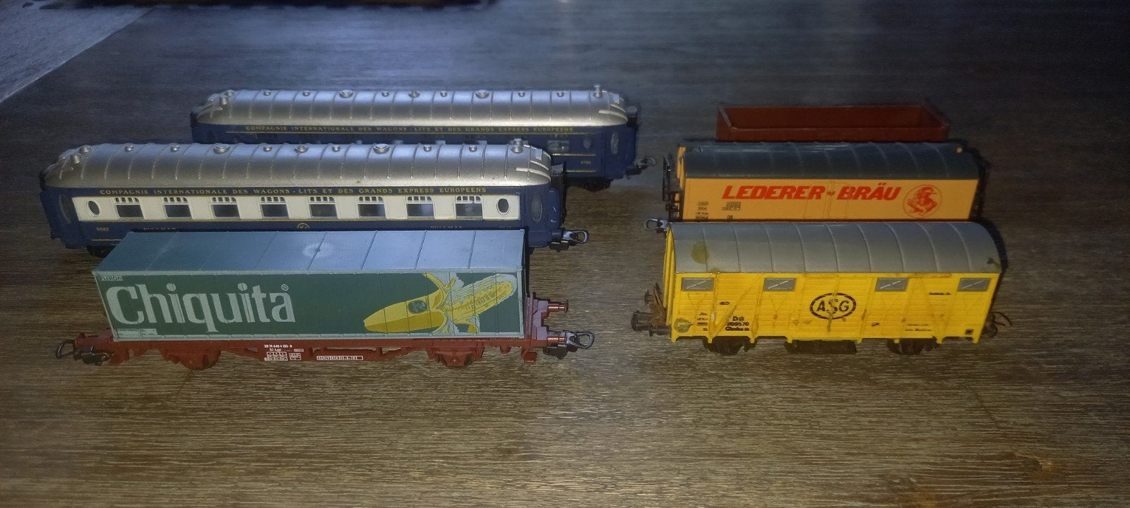 Lima ho 7 wagons., Hobby en Vrije tijd, Modeltreinen | H0, Gebruikt, Gelijkstroom, Wagon, Ophalen of Verzenden