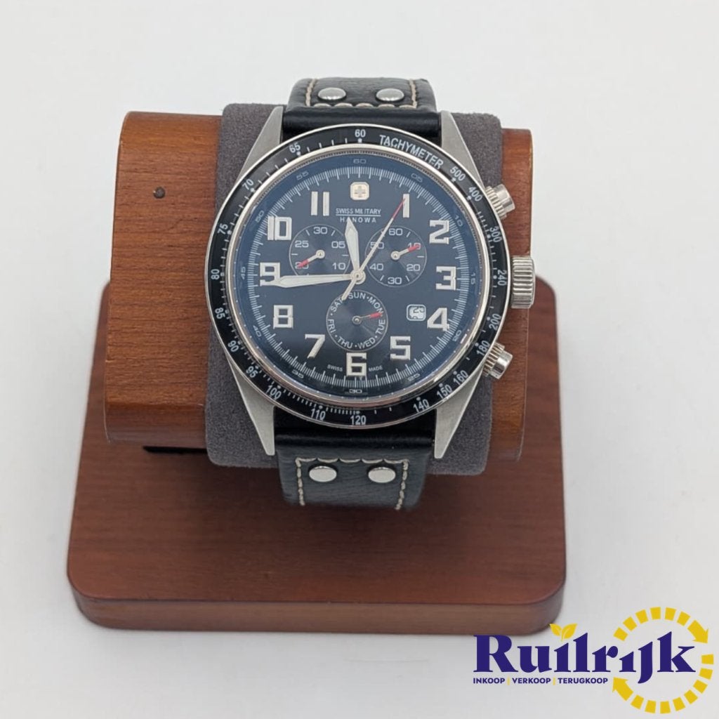 Swiss Military Hanowa 6-4197 Chronograaf horloge - Nette st, Flex Ltd., Zo goed als nieuw, https://flex.com/contact-us, Nobelstraat 10, 5807 GA Oostrum LB, Limburg, Nederland