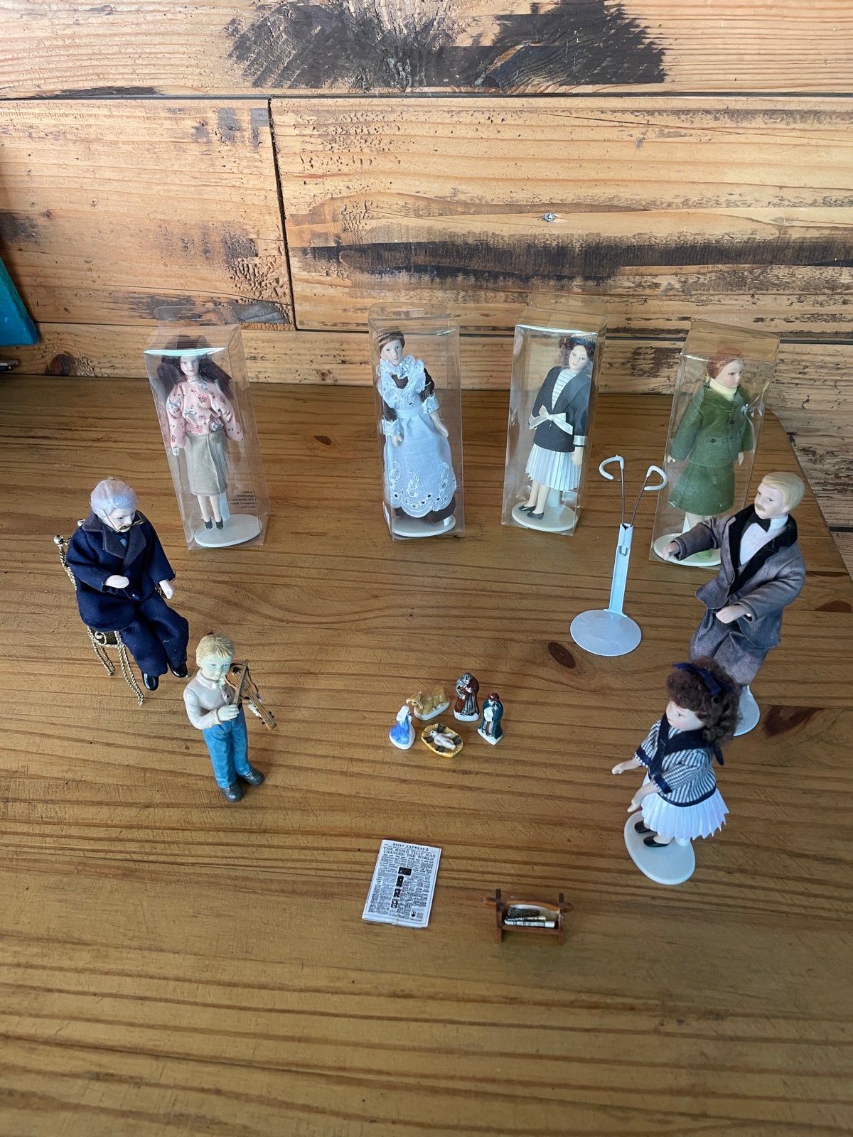 Diverse Poppenhuis Poppen en Miniatuur Accessoires, Ophalen of Verzenden, Zo goed als nieuw, Overige typen