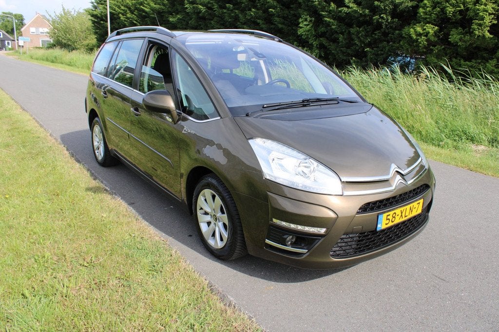 Citroen Grand C4 Picasso 1.6 THP Collection EGS 7 Persoons A, Euro 5, Gebruikt, Bruin, 7 stoelen