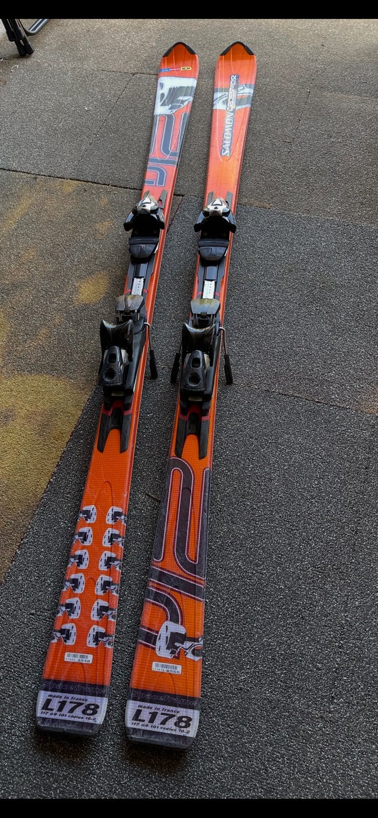 Salomon carve-ski’s, Ophalen, 160 tot 180 cm, Salomon, Zo goed als nieuw