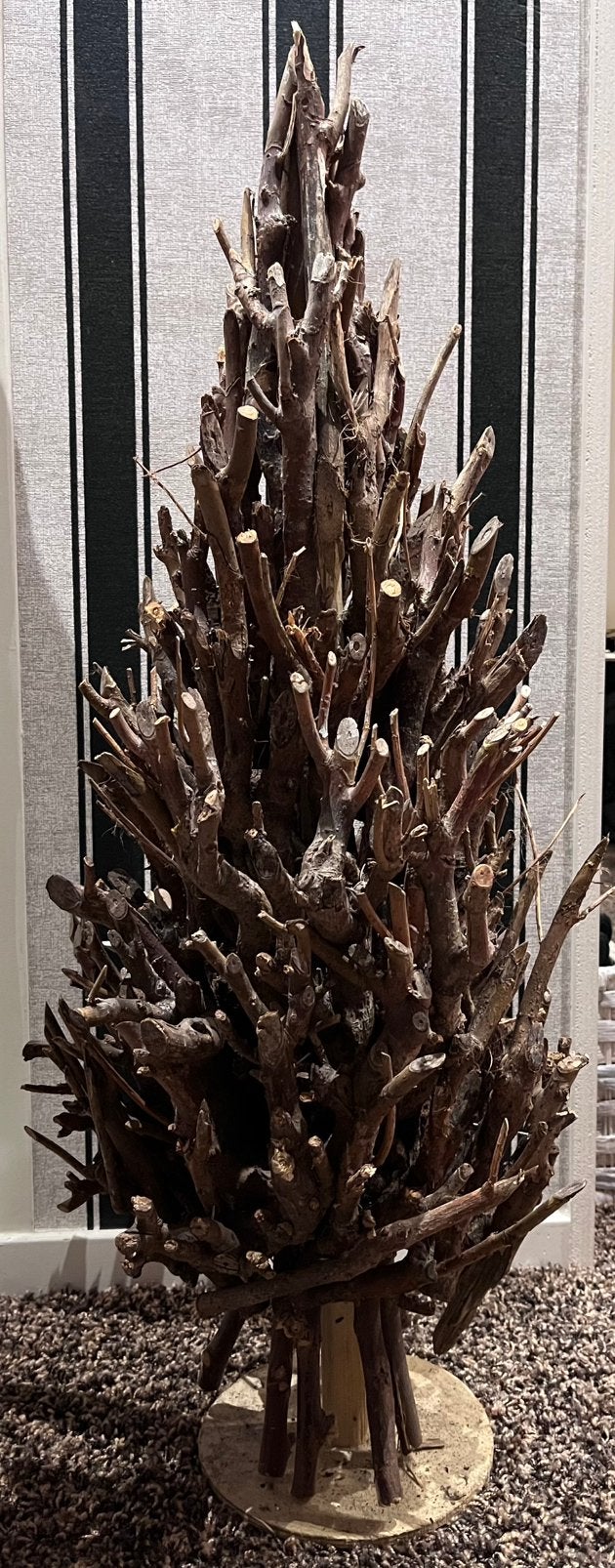 Kerstboom ter decoratie 77 cm hoog, Ophalen of Verzenden, Zo goed als nieuw