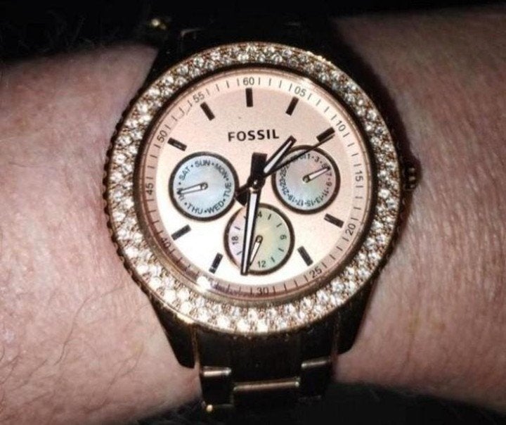 Fossil horloge rose goud, Sieraden, Tassen en Uiterlijk, Horloges | Dames, Ophalen of Verzenden, Zo goed als nieuw