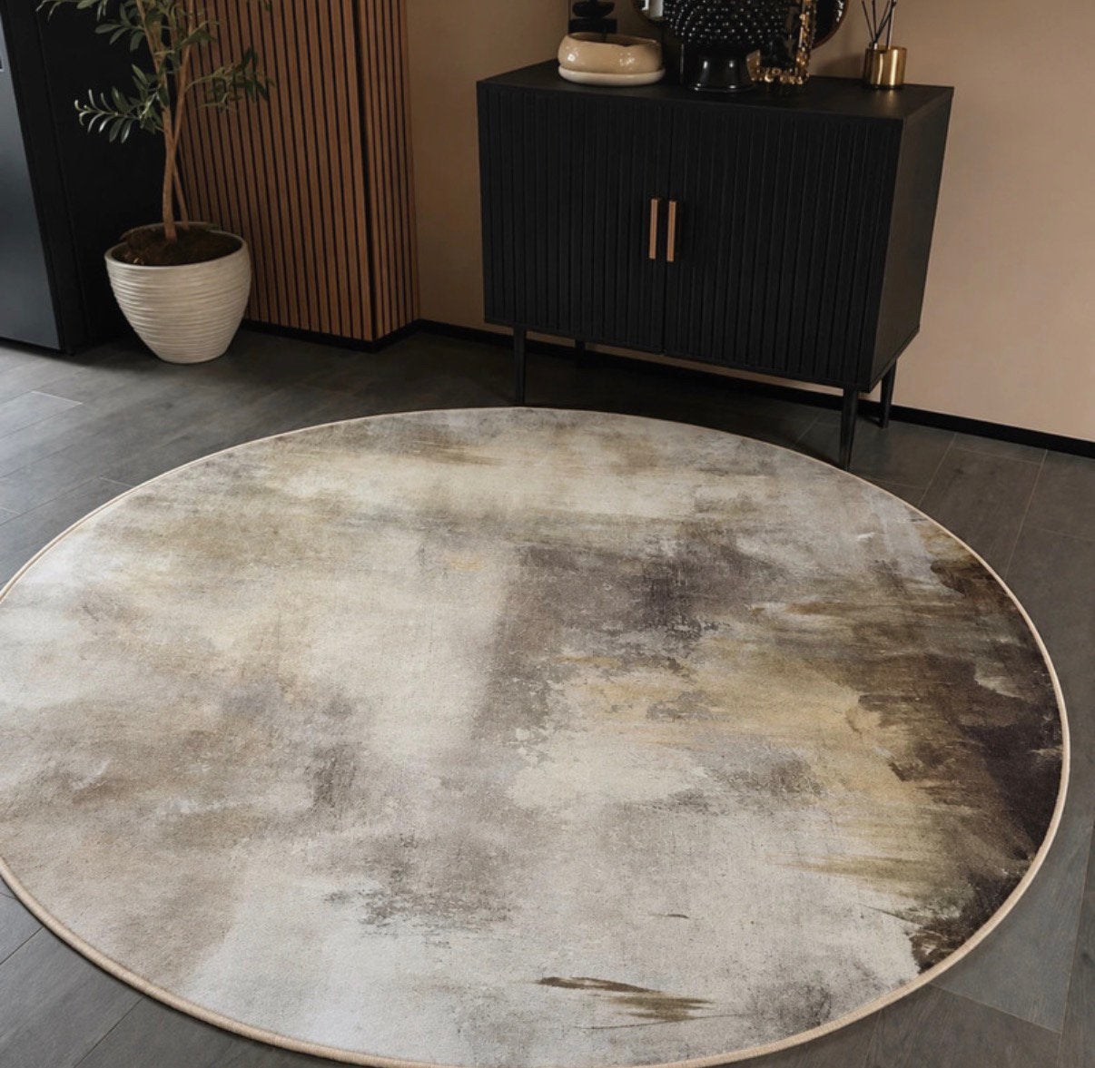 Te koop ronde vloerkleed 200cm, 150 tot 200 cm, Rond, Nieuw, Ophalen of Verzenden