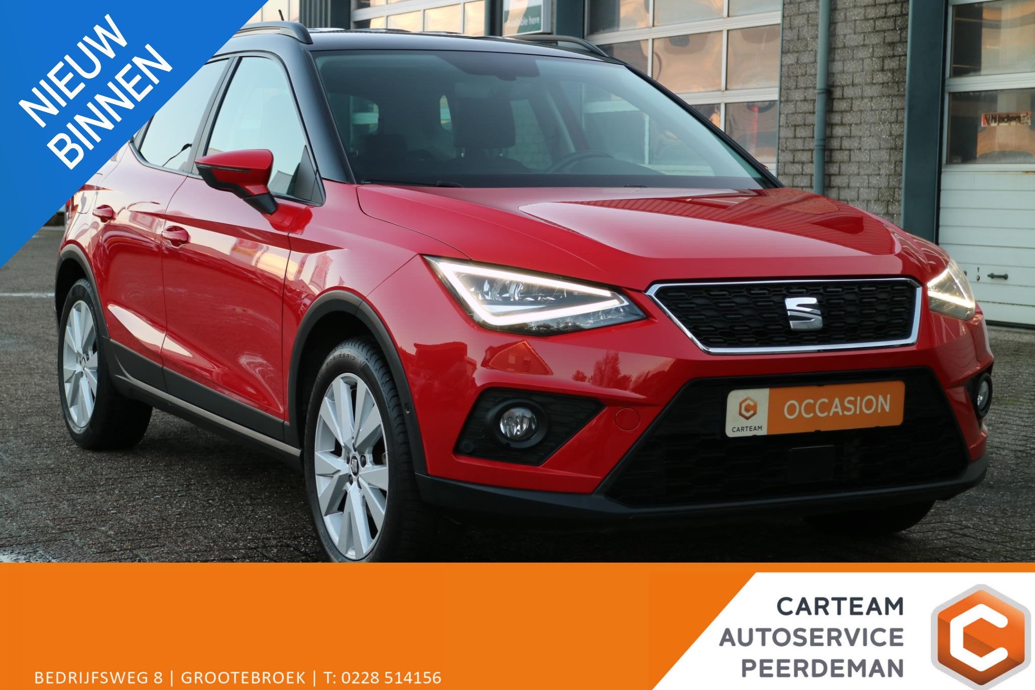 SEAT Arona 1.0 TSI Xcellence | Carplay | Camera | Trekhaak!, Auto's, Gebruikt, 95 pk, Alcantara, Bedrijf