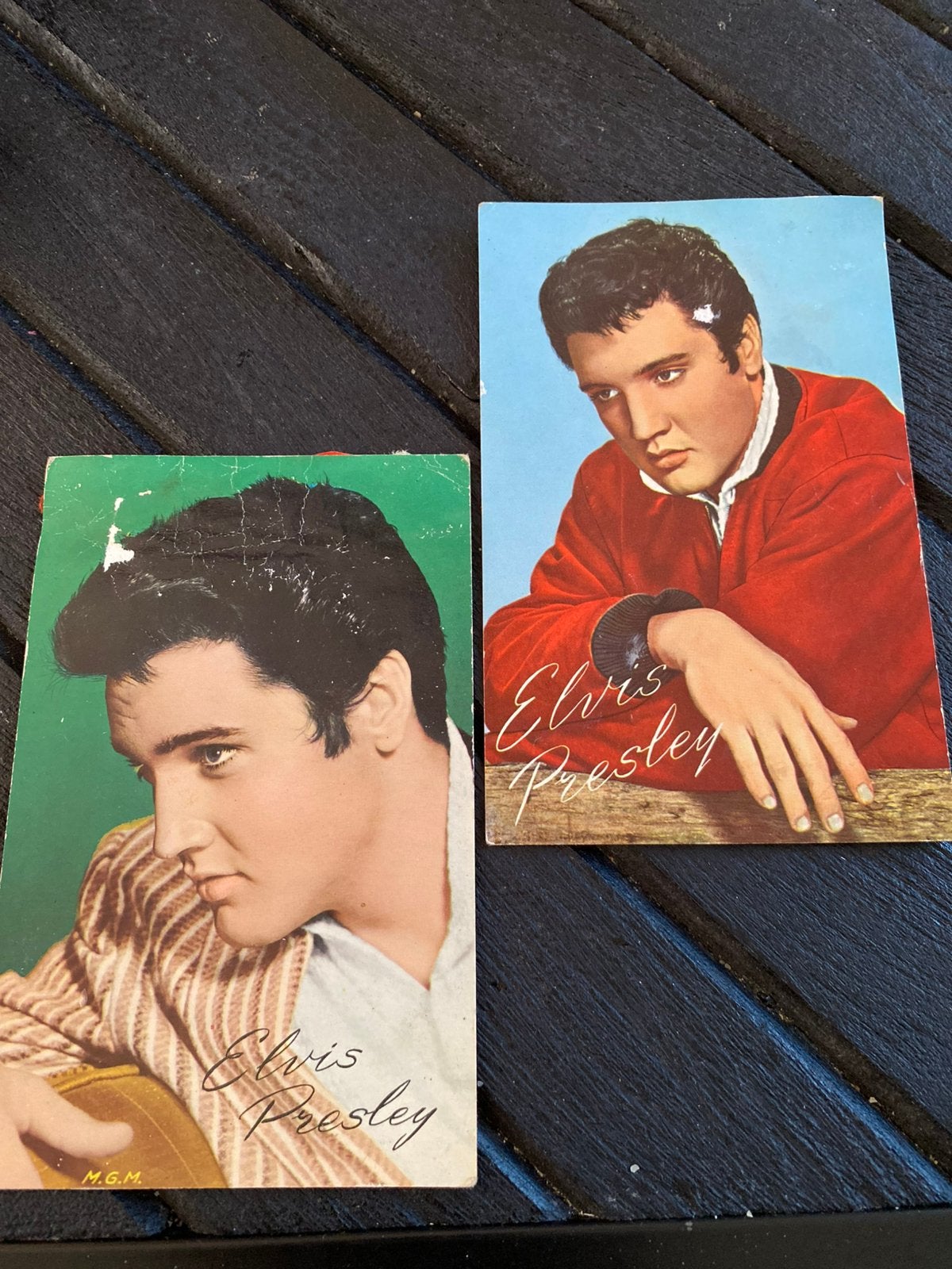 Filmster elvis presley 2x, Ophalen of Verzenden, Zo goed als nieuw, Foto of Kaart