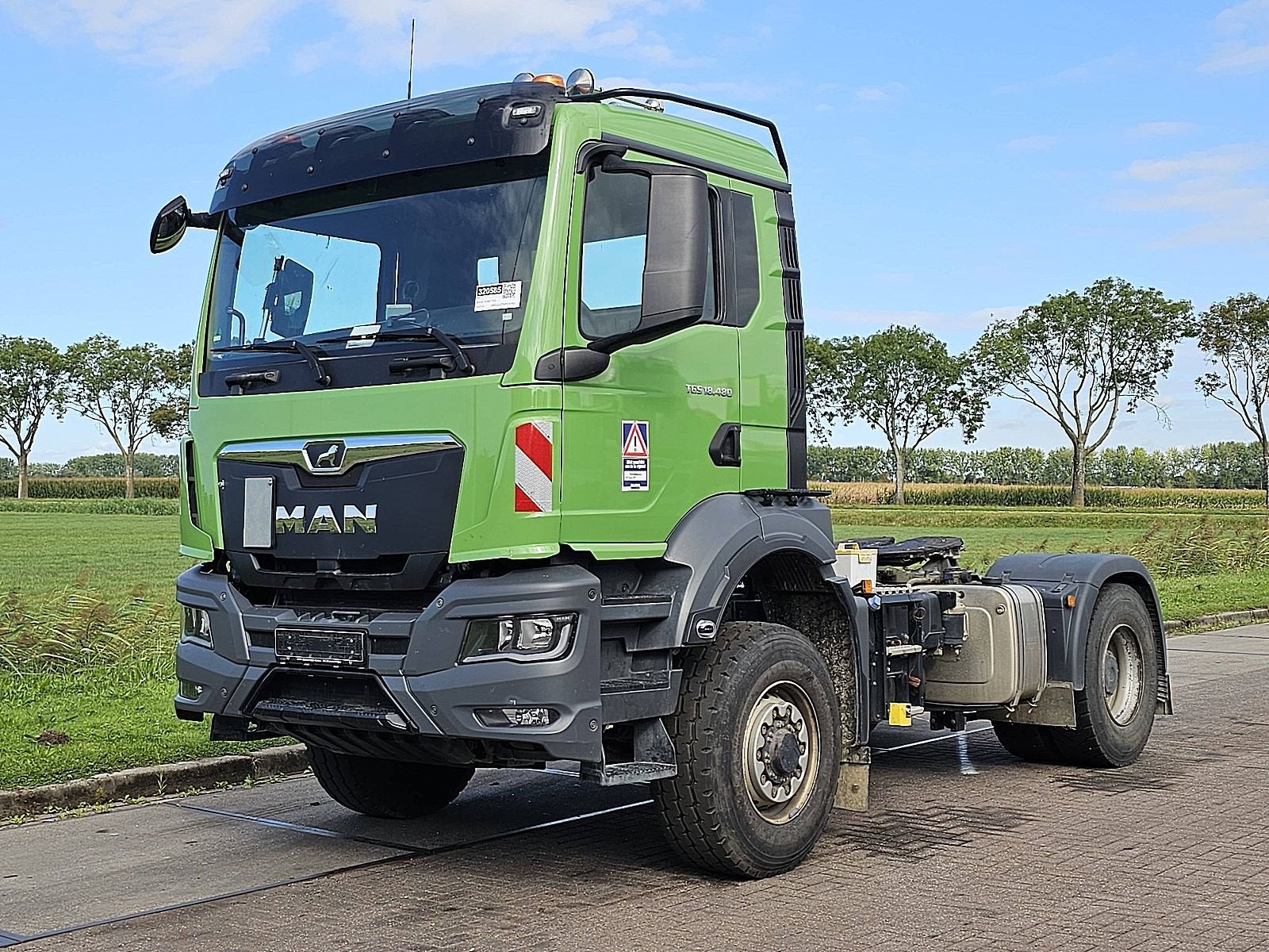 M.A.N. 18.480 TGS 4x4h leicht unfall, Auto's, Vrachtwagens, Euro 6, MAN, Bedrijf, Diesel