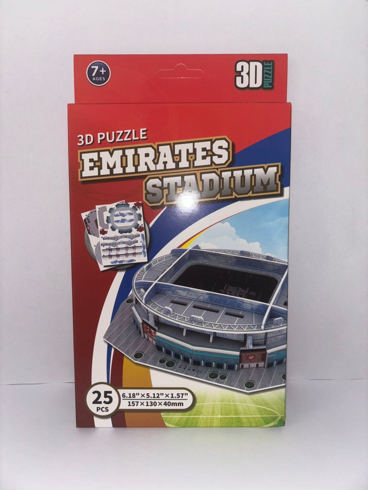 Arsenal 3D stadion puzzel, Ophalen of Verzenden, Nieuw, Buitenlandse clubs, Beeldje of Poppetje