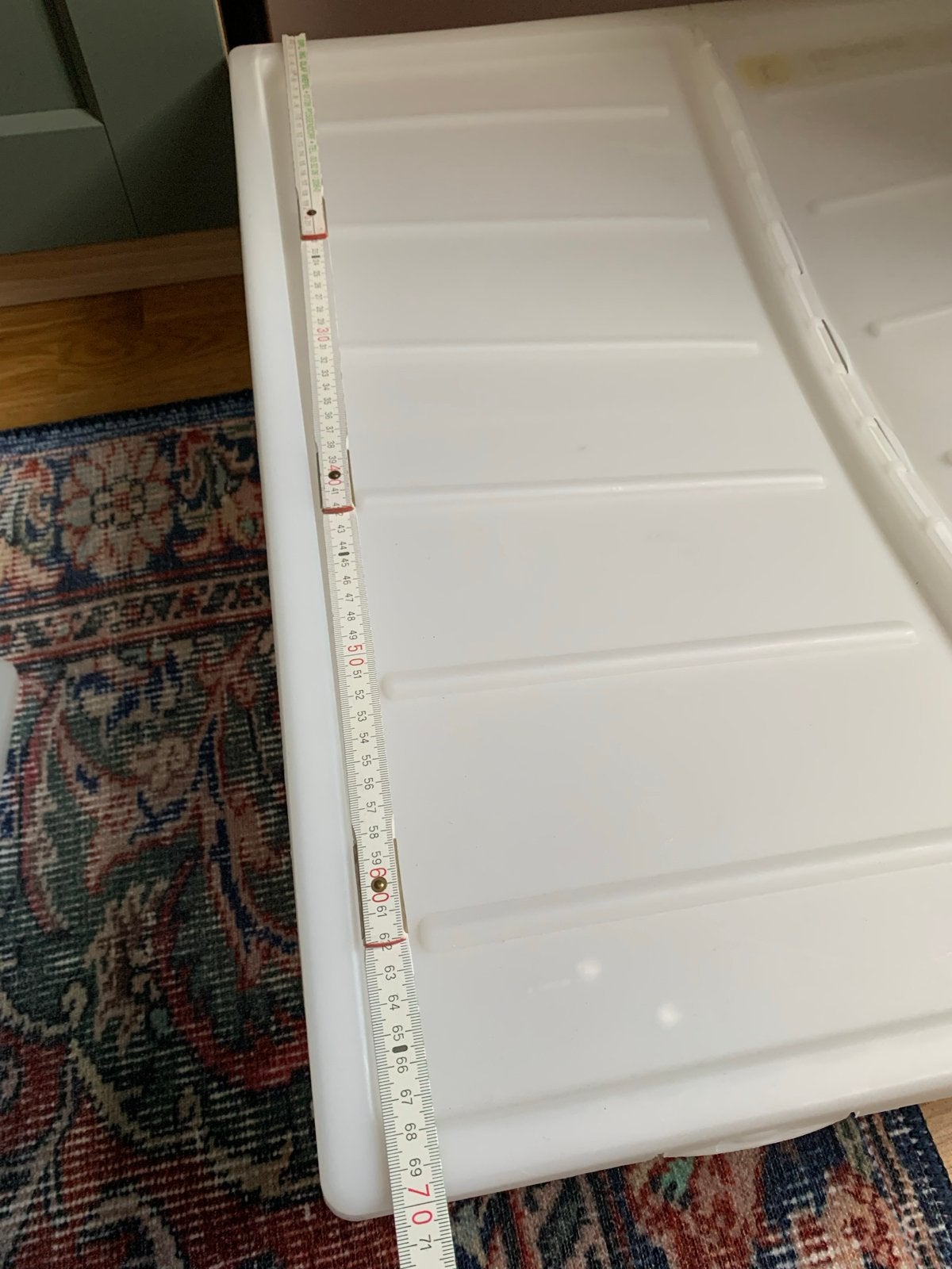 2x Ikea Gimse Opbergboxen 70x64cm, Ophalen, Kunststof, Gebruikt, 50 tot 100 cm