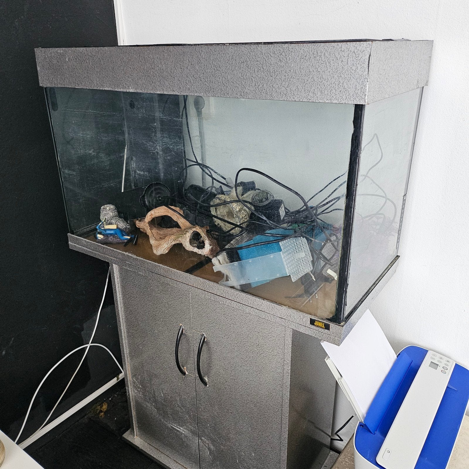 Aquarium en toebehoren, Dieren en Toebehoren, Ophalen, Gebruikt, Inclusief deksel, Leeg aquarium