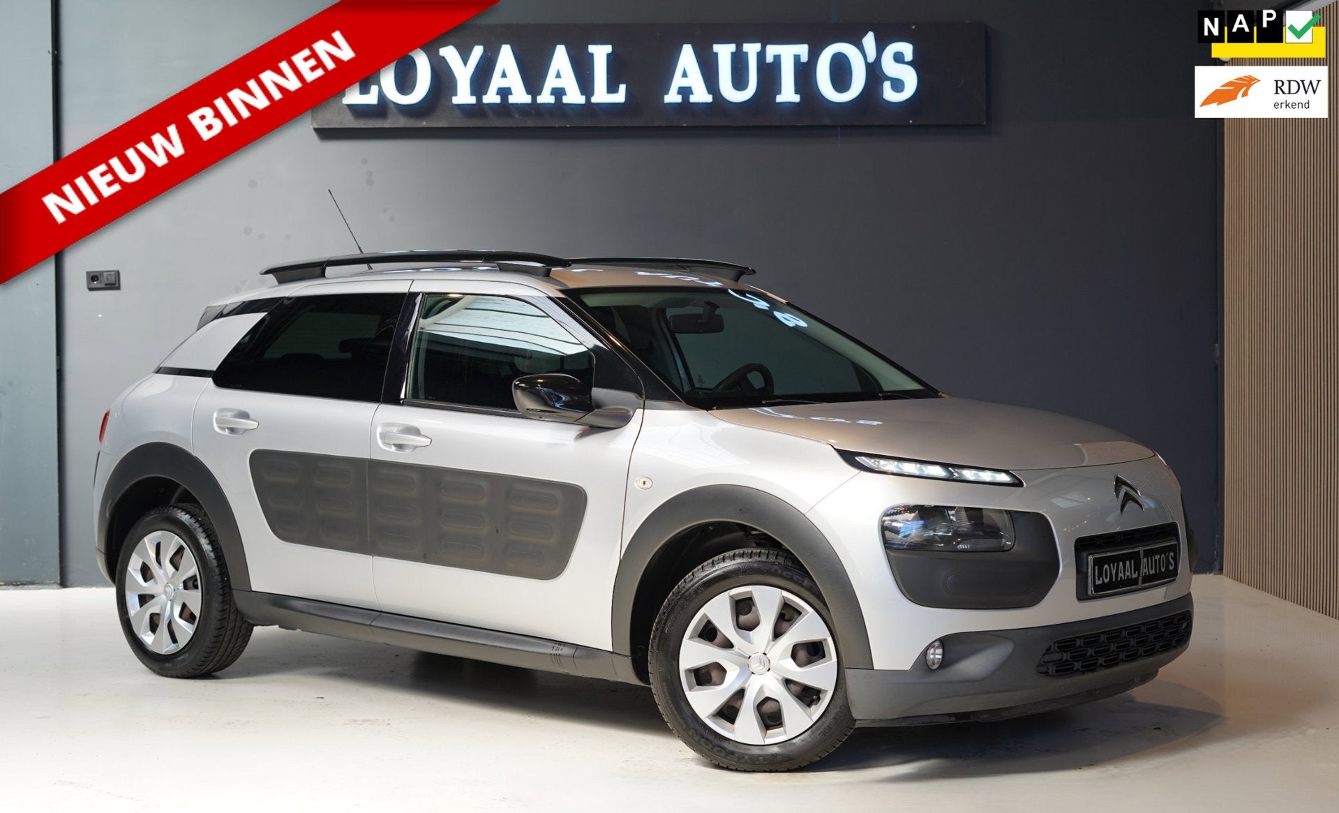 Citroen C4 Cactus 1.2 VTi Feel | AIRCO | CRUISE | ELEK.RAMEN, Voorwielaandrijving, Euro 5, Stof, Gebruikt