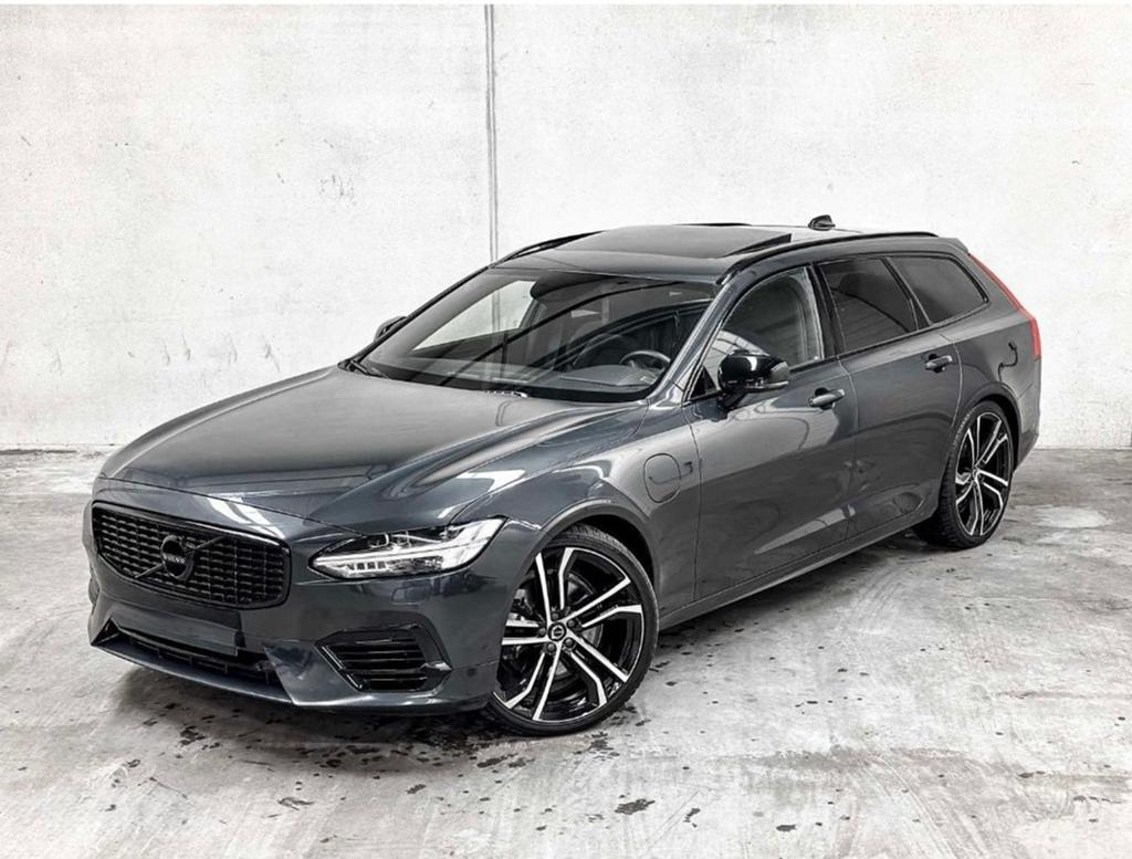 Volvo V90 T8 Twin Engine 390pk Geartronic AWD 2019 Grijs, Auto's, Volvo, Automaat, V90, 4 cilinders, 1969 cc