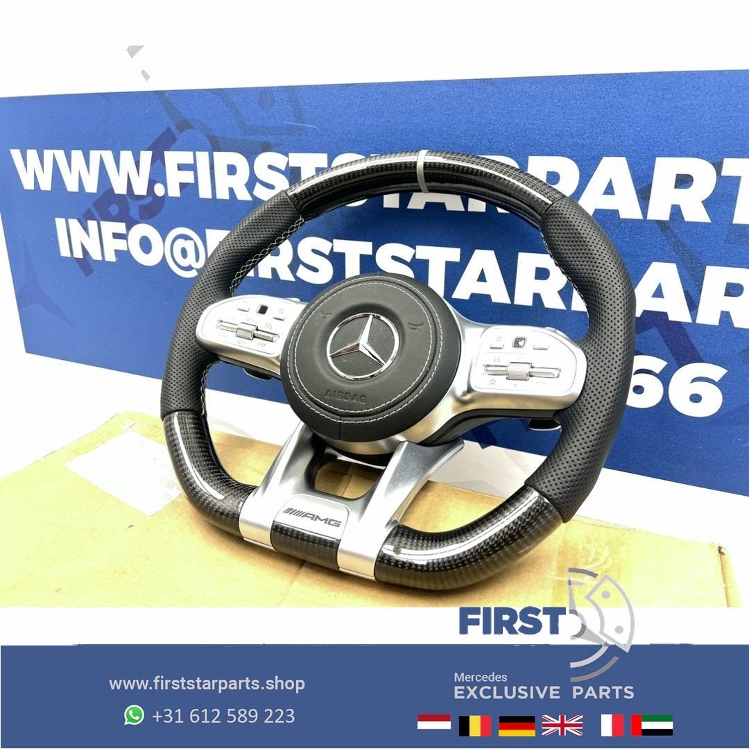 2022 AMG CARBON STUUR + AIRBAG A45 CLA45 C63 E63 GLC63 GLE63, Gebruikt, -, Verzenden, -