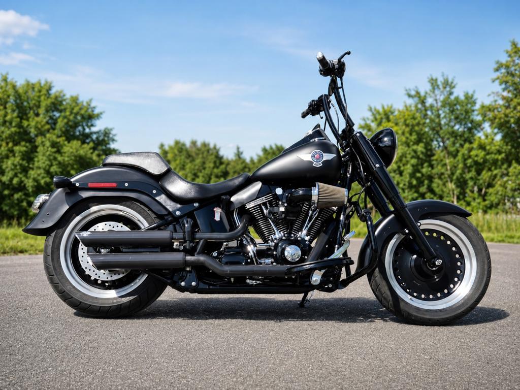 Harley-Davidson FLSTFBS FAT BOY S 110 inch. Screaming Eagle, 2 cilinders, Chopper, Sportuitlaat, Particulier