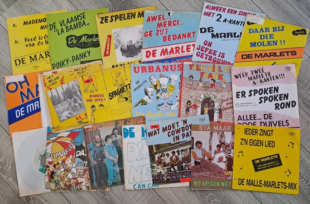 De Marlets 20X originele vinyl singles, Cd's en Dvd's, Vinyl | Nederlandstalig, Ophalen of Verzenden, Zo goed als nieuw, 7 inch