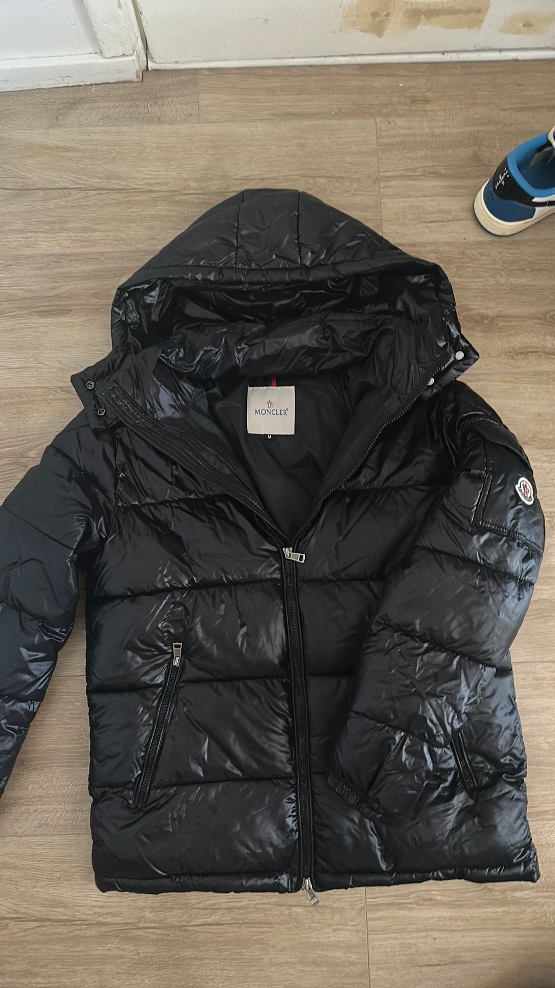 Moncler maya, Kleding | Heren, Jassen | Winter, Zo goed als nieuw, Maat 48/50 (M), Zwart, Ophalen of Verzenden