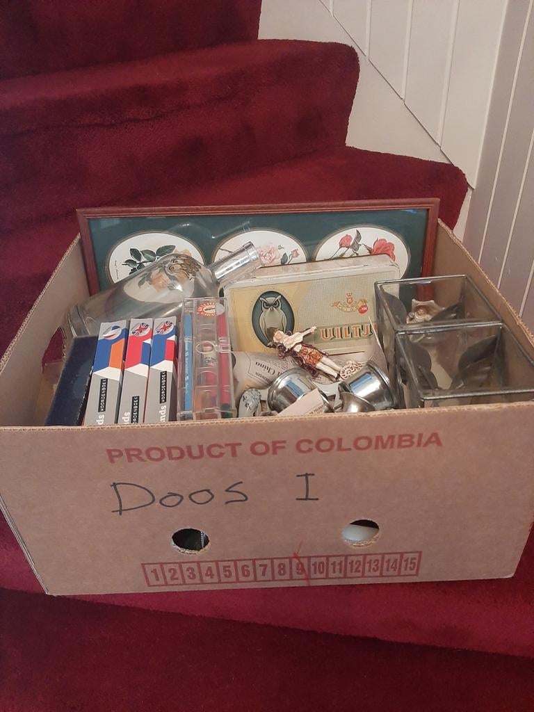 Rommelmarkt artikelen. 3 dozen vol, Diversen, Ophalen