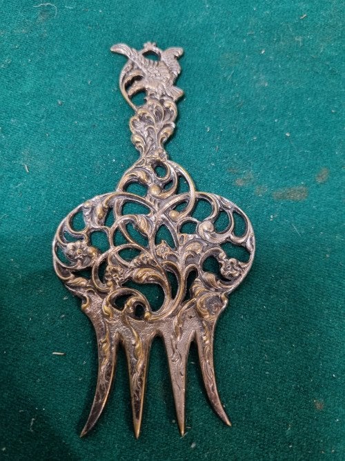 -	Broodvork vintage met vogel, Ophalen of Verzenden