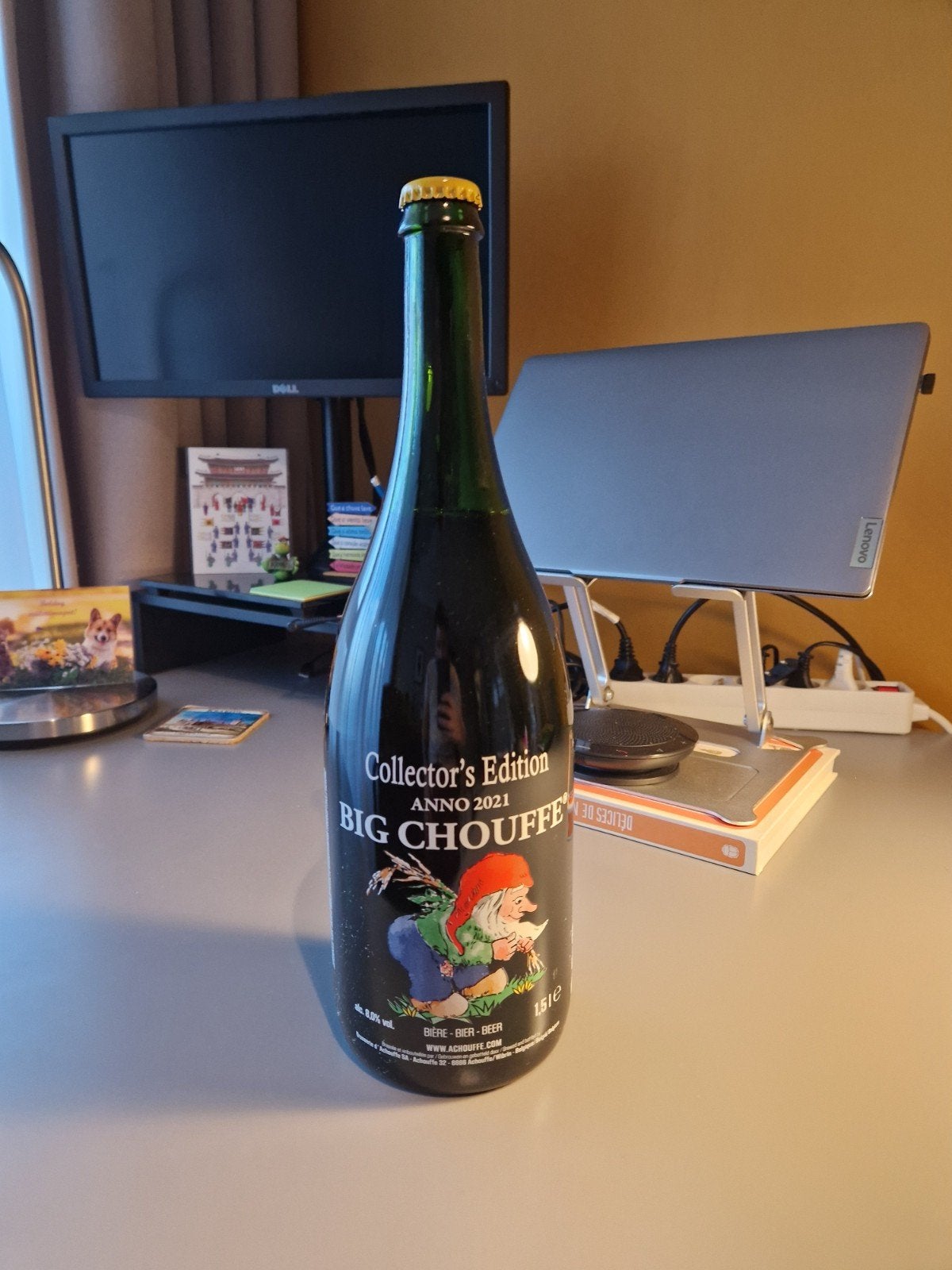 Big Chouffe Collector's Edition Anno 2021 - 1.5L Fles, Ophalen of Verzenden, Nieuw, Flesje(s), Overige merken