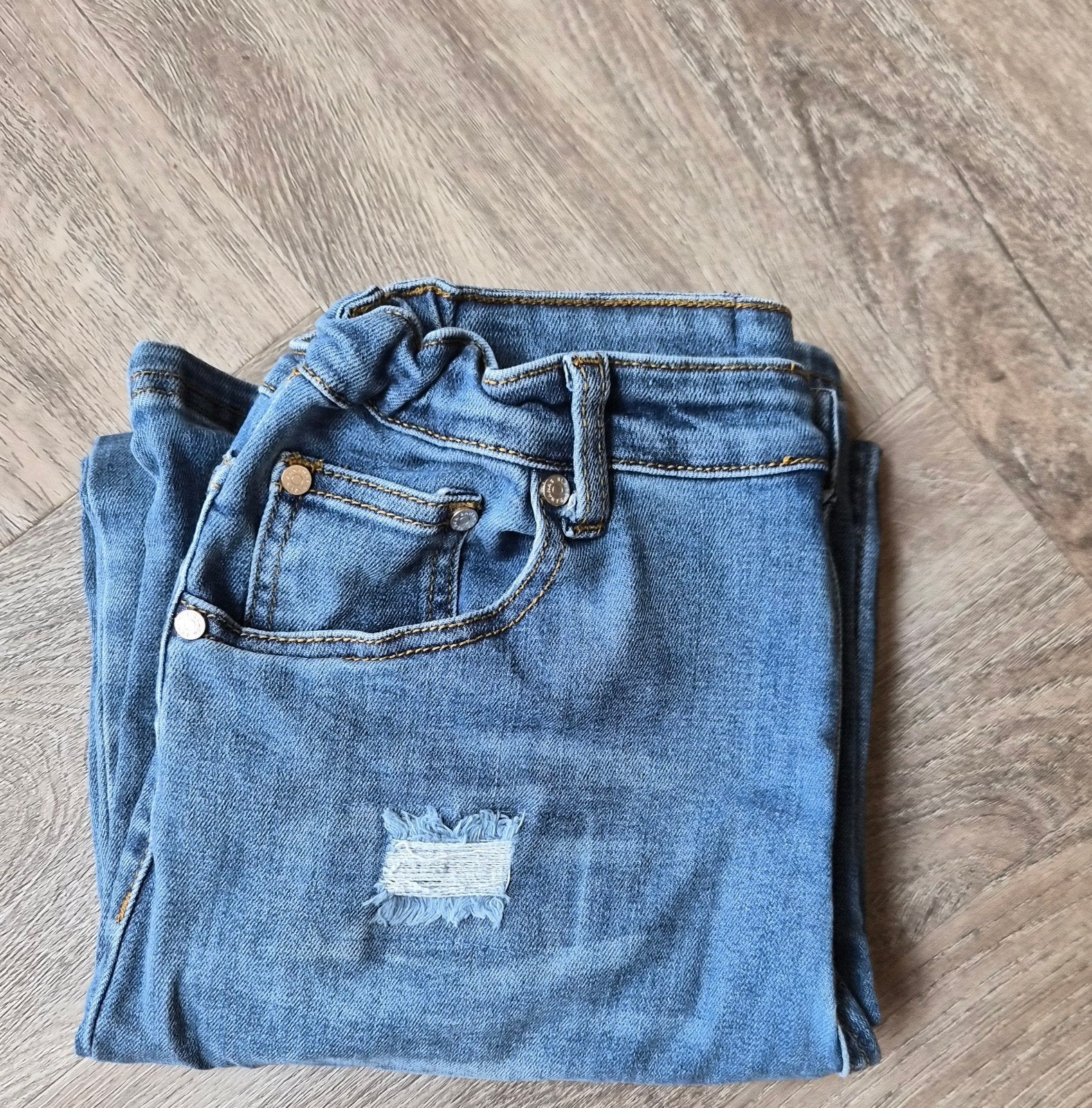 Black Bananas spijkerbroek maat 176 - Blauw, Broek, Gebruikt, Jongen of Meisje, Ophalen of Verzenden