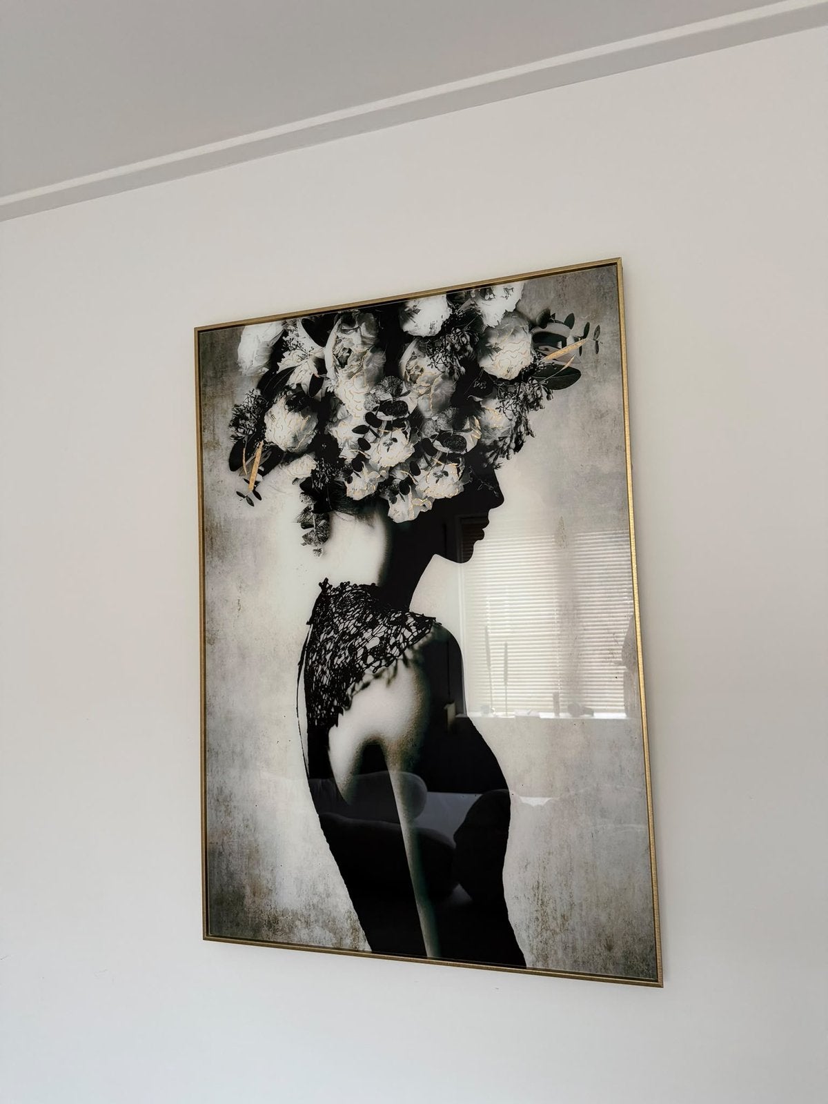 Modern schilderij., Ophalen