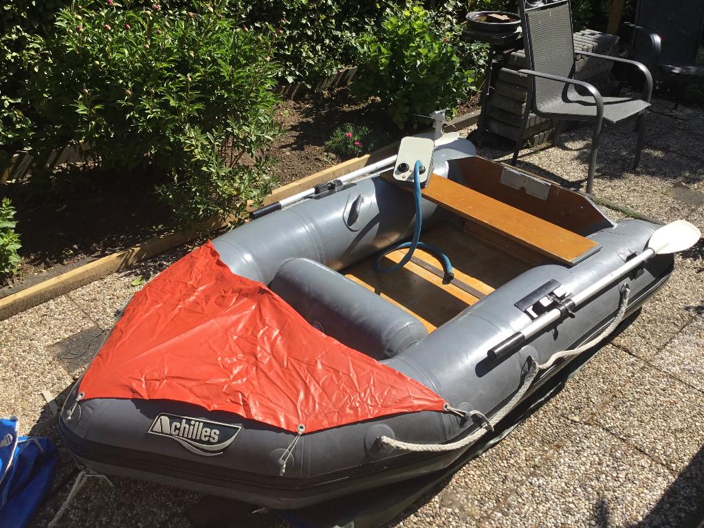 Rubberbootje, Ophalen of Verzenden, Gebruikt, Overige typen, Motorboot