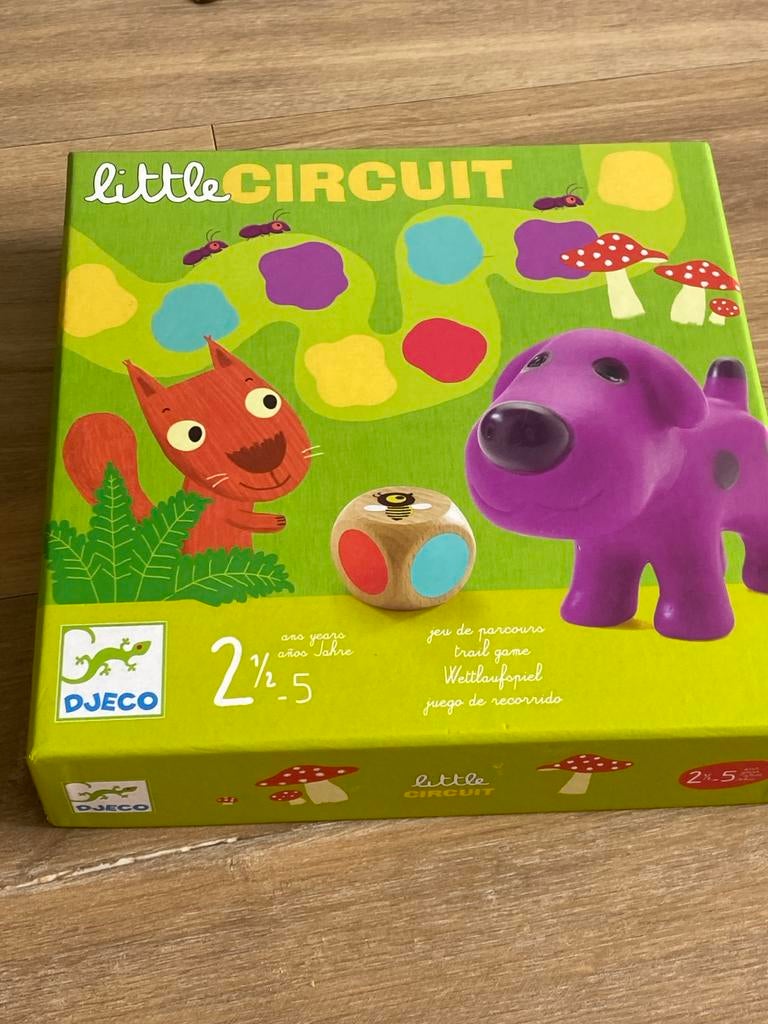 Little Circuit bordspel van Djeco, Ophalen of Verzenden, Zo goed als nieuw