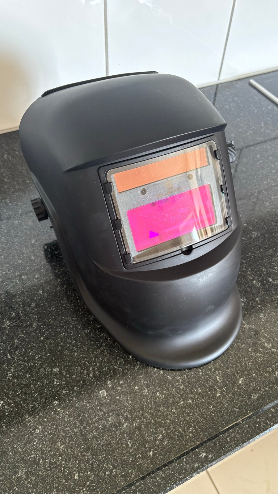 Soldatech EWH1 automatische lashelm, Doe-het-zelf en Verbouw, Laskappen, Lasfilter, Ophalen of Verzenden, Zo goed als nieuw