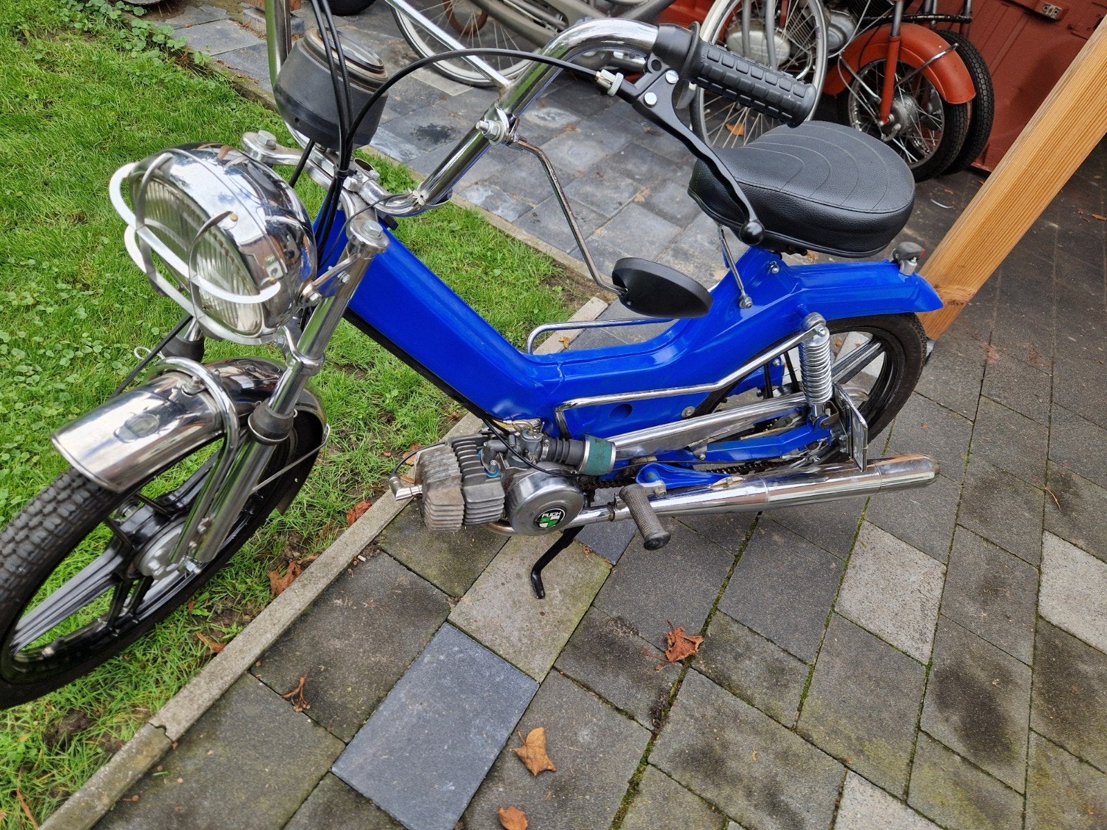 Puch Maxi S bromfiets - Blauw - Goede staat, Ophalen, Gebruikt, Maximaal 45 km/u, 60 cc
