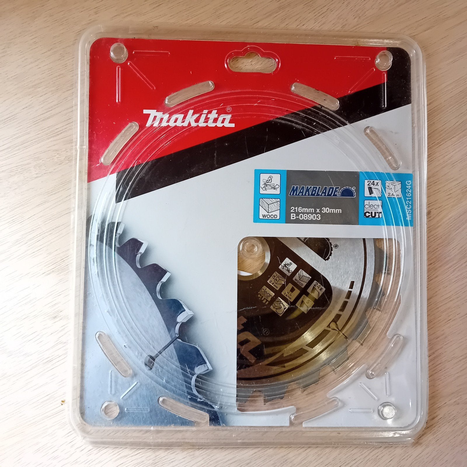 Makita MAKBLADE 216x30x2,4 24T afkortzaagblad NIEUW, Ophalen, Nieuw