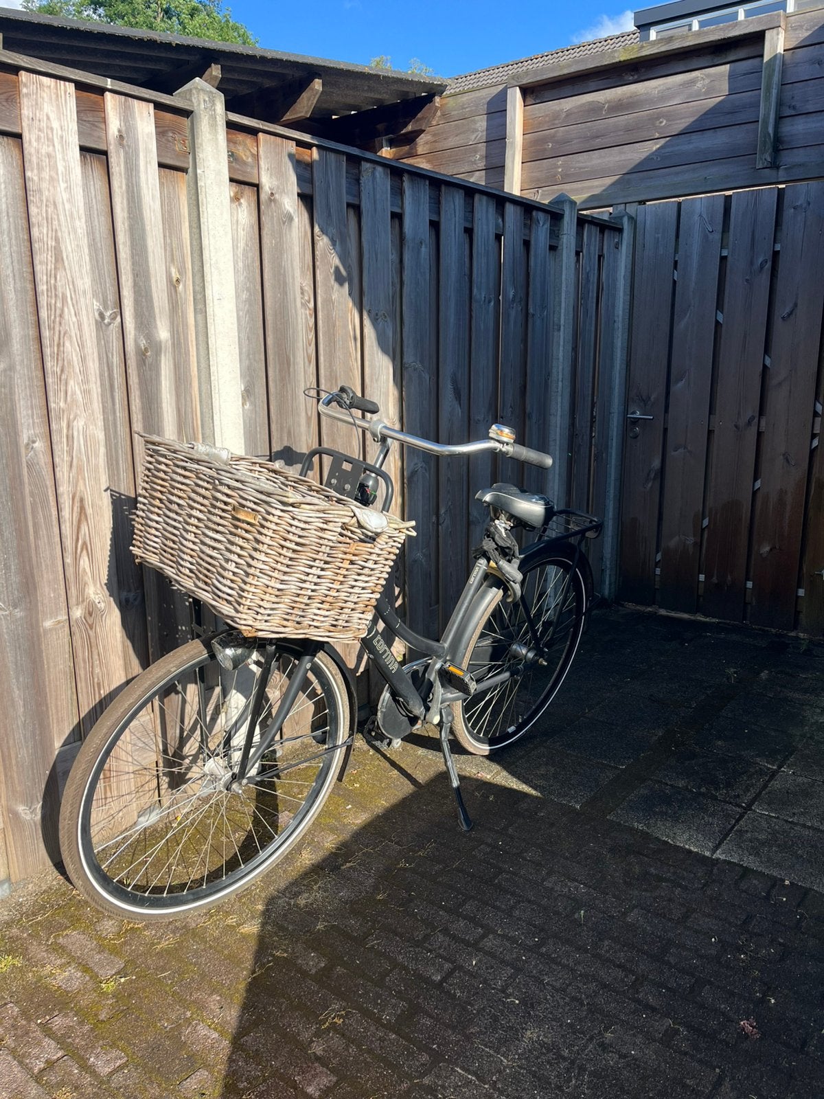 Cortina damesfiets met mand, Terugtraprem, Gebruikt, 56 cm of meer, Mandje