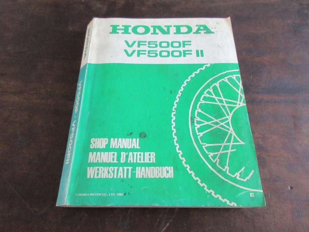 Honda VF500F VF500FII werkplaatshandboek manual, Ophalen of Verzenden, Honda