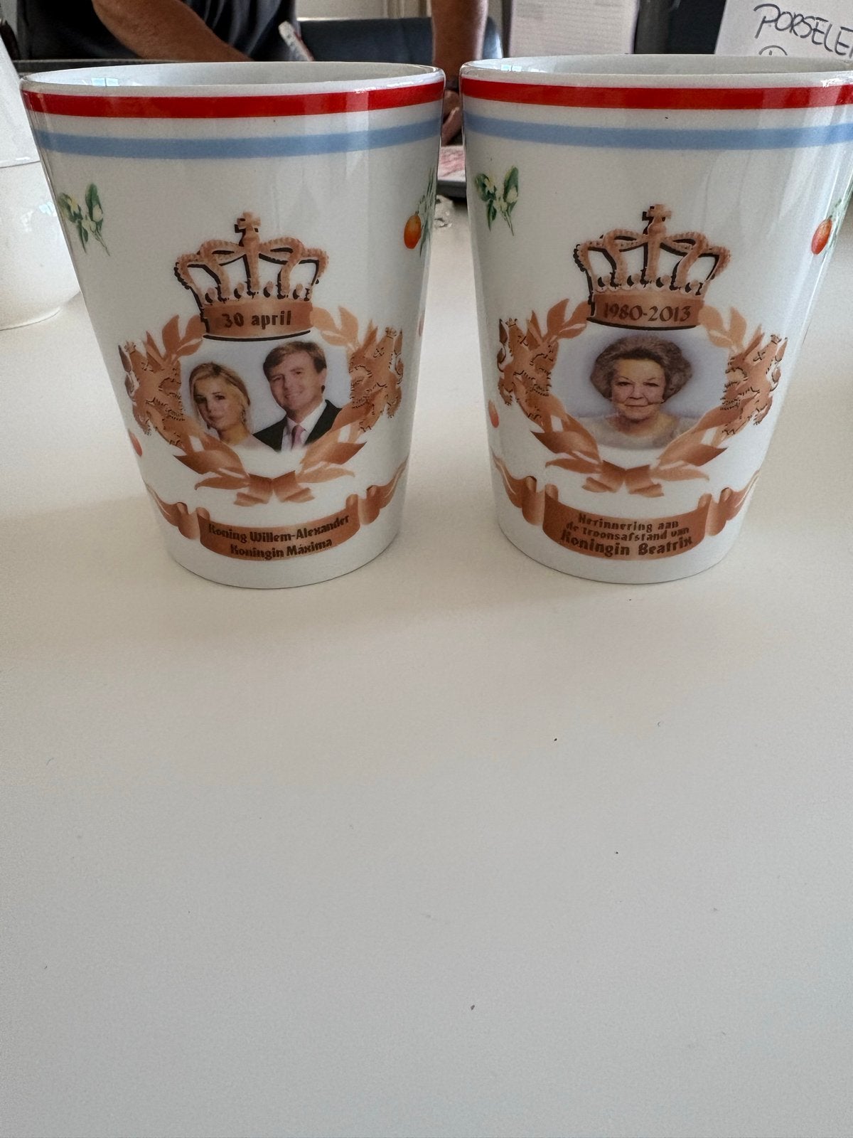 Koninklijke Herinneringsbekers Willem-Alexander & Beatrix, Ophalen of Verzenden